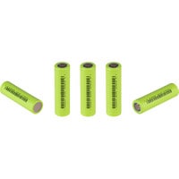 Main product image for Lishen 5-Pack 18650 2600mAh Li-Ion Flat Top Rechargeable Battery 142-105